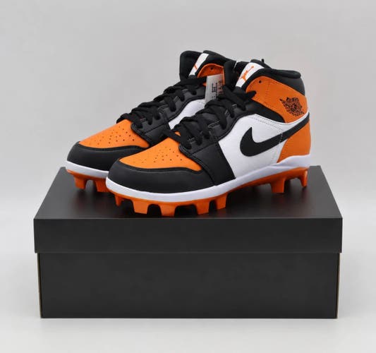 Jordan 1 Retro MCS SE Baseball Softball Cleats Size 9.5 Rare Oregon State Nike Shattered Backboard