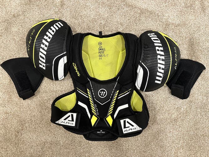 Small Junior Warrior Alpha DX4 Shoulder Pads (Used)
