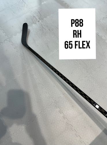 Senior(1x)Right P88 65 Flex 63” ProBlackStock™ Unbranded Blackouts Pro Stock Nexus Hockey Sticks