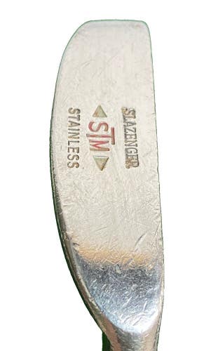 Slazenger STM Stainless Napa Blade Putter RH Power-Flex Steel 34.5" Leather Grip