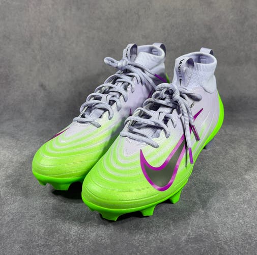 Nike Zoom Air Vapor Pro 1 Football Cleats Purple-Green Strike Men's size 10 NEW