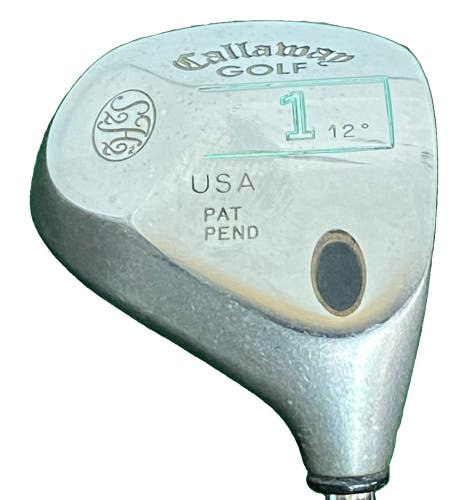 Callaway Golf S2H2 1 Wood 12* RH Ladies Gems Steel 42" Original Golf Pride Grip