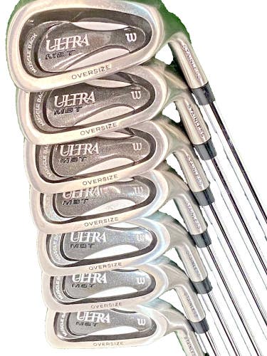 Wilson Ultra MBT Oversize Musle Back Iron Set 4-PW RH Steel 5i 37.5" Nice Grips