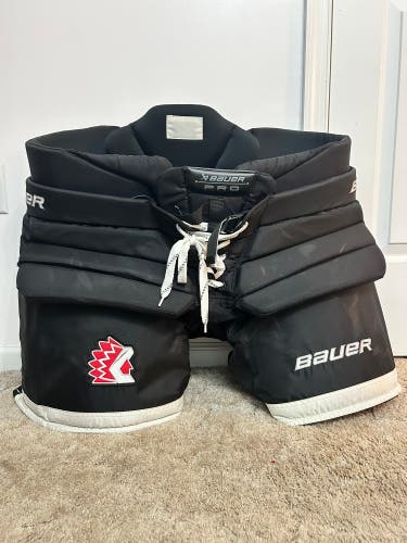 Senior XXL Bauer Pro Hockey Goalie Pants Pro Stock (Used)