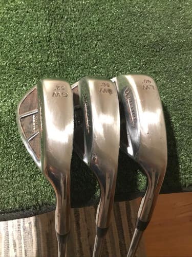 Warrior DCP Grooves Wedge Set (Gap Wedge, Sand Wedge, Lob Wedge) Steel Shafts