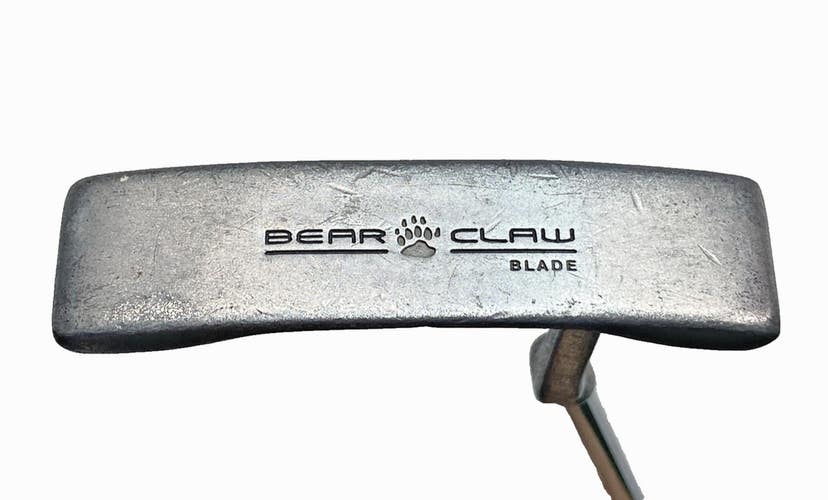 Nicklaus Golden Bear Paw Blade Putter Men's RH Steel Shaft 35" New Midsize Grip