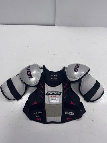 Used Bauer 400 Senior Shoulder Pads MD 11860-S000313183