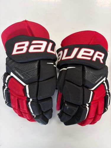 Used Bauer 3S Senior Gloves Black 14" 11860-S000313186