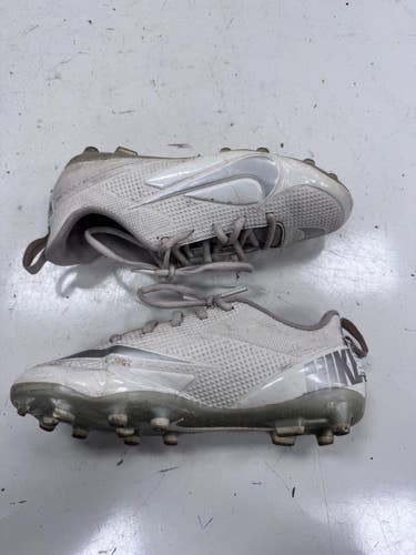 Used Nike LAX Cleats Boys White Junior 05.5 11860-S000313656