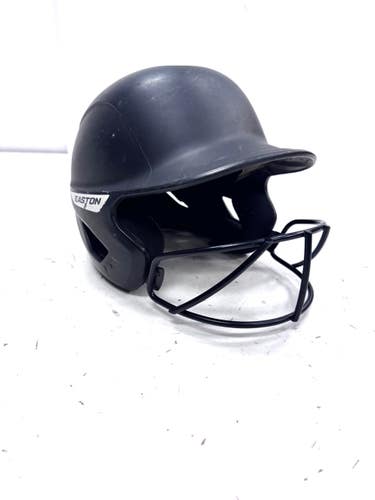 Used Easton 6 1/4 - 6 7/8 Batting Helmet w/Mask Black One Size 11860-S000313795