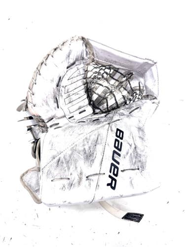Used Bauer 3S Senior Goalie Catcher White 11860-S000313842