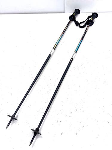 Used LEKI Mens DH Ski Pole Black 115 cm / 46 in 11860-S000314587