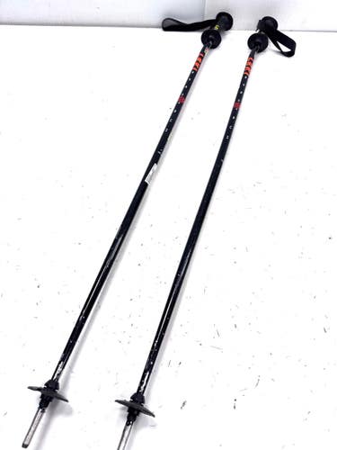 Used LEKI Mens DH Ski Pole Black 120 cm / 48 in 11860-S000314588
