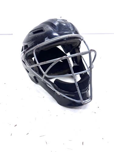 Used Easton 7 1/8 - 7 1/2 Catchers Helmet w/Mask Black One Size 11860-S000314601