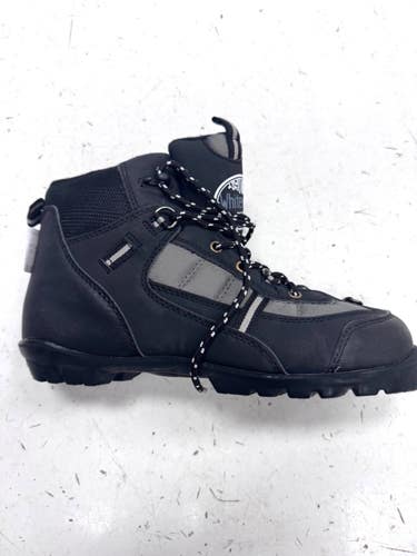 Used Whitewoods Mens NNN XC Ski Boots Black W 07-07.5 / JR 05.5-06 11860-S000314695