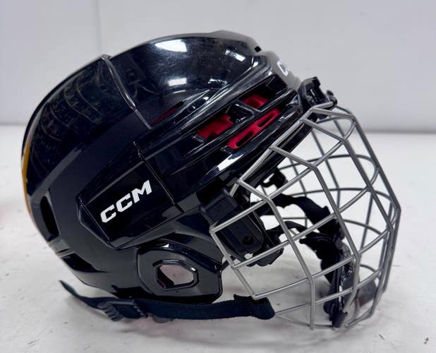 Used CCM TACKS 70 YOUTH 2029 Helmet Cage Combo Black One Size 11860-S000314243