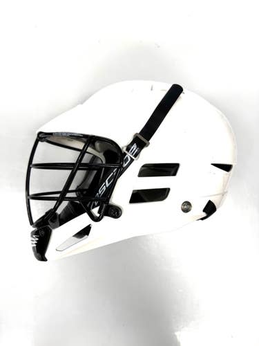 Used Cascade CS Lacrosse Helmet White One Size 11860-S000310612