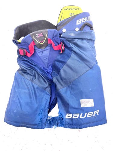 Used Bauer VAPOR 2X Junior Pant Navy Blue LG 11860-S000315005