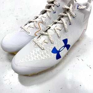 Used Under Armour Adult FB Cleats White Senior 13.5 11860-S000315083