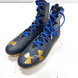 Used Under Armour Adult FB Cleats Grey Senior 14 11860-S000315088