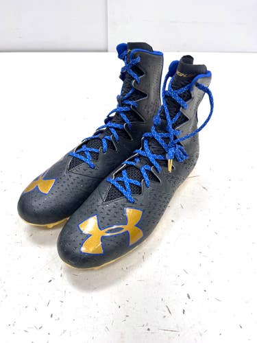 Used Under Armour Adult FB Cleats Grey Senior 14 11860-S000315088
