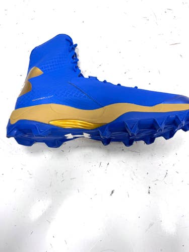Used Under Armour Adult FB Cleats Royal Blue Senior 15 11860-S000315094