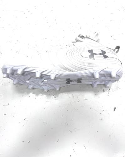 Used Under Armour Adult FB Cleats White Senior 15 11860-S000315091
