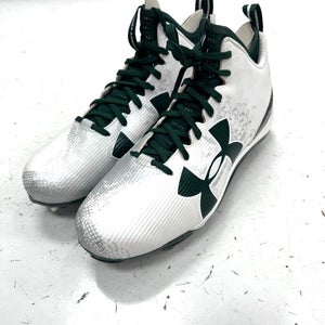 Used Under Armour Adult FB Cleats White Senior 12.5 11860-S000315086