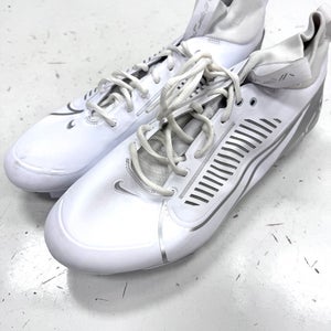 Used Nike Adult FB Cleats White Senior 15 11860-S000315098