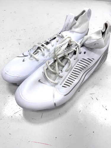 Used Nike Adult FB Cleats White Senior 15 11860-S000315098