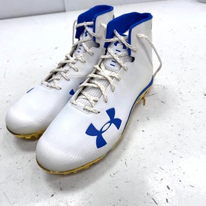 Used Under Armour Adult FB Cleats White Senior 16 11860-S000315093