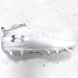 Used Under Armour Adult FB Cleats White Senior 15 11860-S000315095