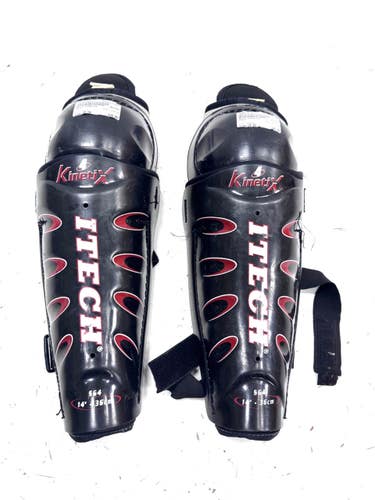 Used Itech KINETIX Senior Shin Guards Black 14" 11860-S000314777