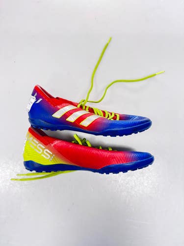 Used Adidas Soccer Turf Shoes Red And Navy Blue Senior 6 11860-S000314820