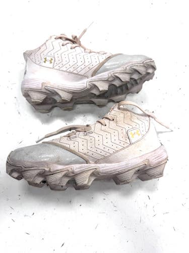 Used Under Armour BH BB/SB Cleats White Junior 05.5 11860-S000314872