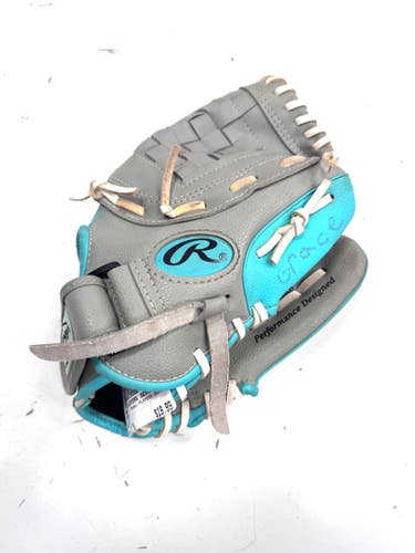Used Rawlings PLAYERS SERIES BB/SB Glove RH Throw Grey 11" 11860-S000314885