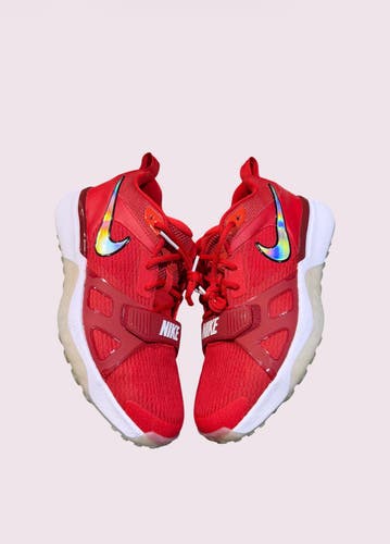 Red Men's Size M 12.0 (W 13.0) Adult Nike Low Top Turf Cleats (New)