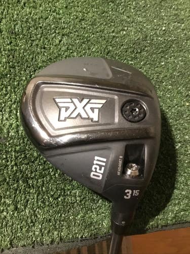 PXG 0211 15* 3 Fairway Wood Regular HZRDUS Silver 60g Graphite Shaft (43)