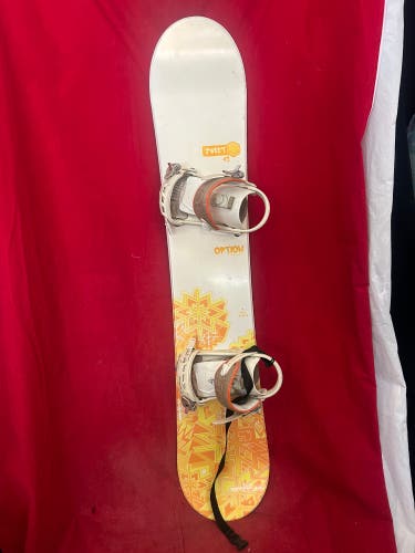 Snowboard All Mountain With Bindings Directional Twin 142 cm (Used)
