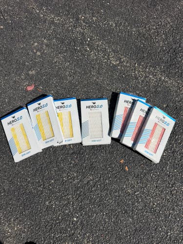 7 new pieces ECD Hero 3.0 Mesh, white, yellow, orange