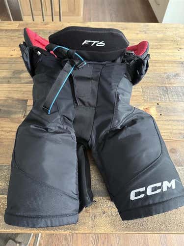 Men's Junior Large CCM JetSpeed FT6 Hockey Pants (New)