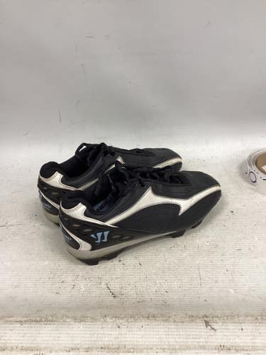Used Warrior NEW BALANCE LAX Cleats Boys Black Junior 05.5 11851-S000051691