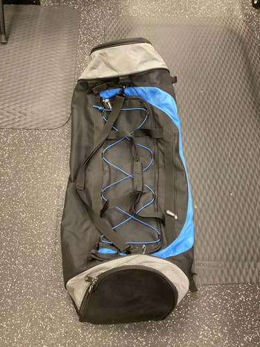Used Brine BRINE MAXLAX DUFFEL Player Carry Bag Black And Carolina Blue 11851-S000051635