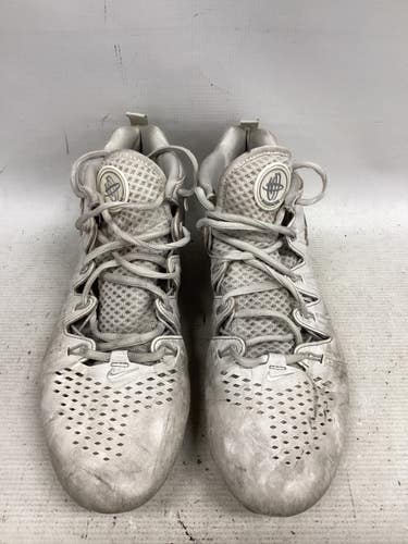 Used Nike HUARACHE LAX Cleats Mens White Senior 11.5 11851-S000051623