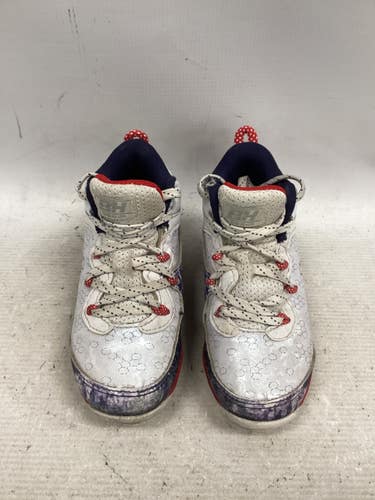 Used Under Armour BRYCE HARPER BB/SB Cleats White/Red/Navy Youth 10.0 11851-S000051620