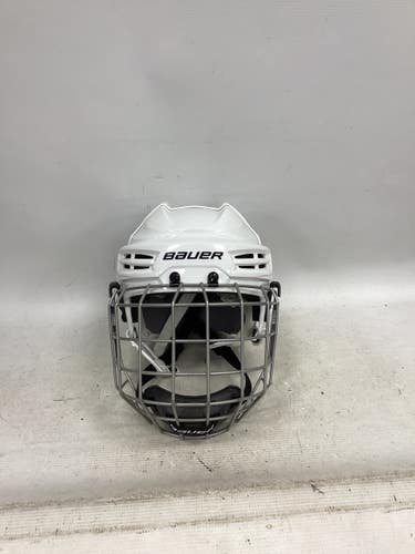 Used Bauer IMS 5.0 Helmet Cage Combo White MD 11851-S000051614