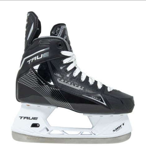 Black True Catalyst Hockey Skates Wide Width 9.5