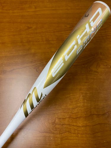 White 2023 Marucci Echo DMND Alloy Bat (-12) Alloy 17 oz 29" (Used)