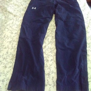 Navy Blue Adult Under Armour Coaches Pants L