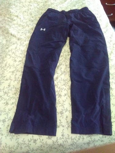 Navy Blue Adult Under Armour Coaches Pants L